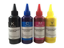 Bulk 4x100ml Pigment refill ink for Epson T252 XL WorkForce WF-7610 WF-7620 picture