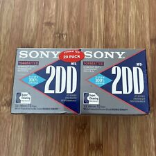 NOS Sony MFD-2DD 3.5 Double Density Micro Floppy Disk 20 Pack Sealed picture
