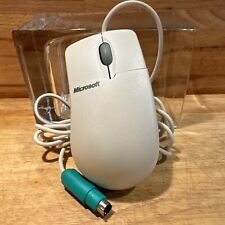 Vintage Microsoft IntelliMouse 1.1a Optical Wheel Mouse USB & PS/2 X03-65047 picture
