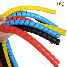 2m Line Pipe Protection Spiral Winding Cable Wire Cover Tube Organizer New picture