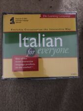 ITALIAN for Everyone CD-ROM Set by The Learning Company Learn To Speak picture