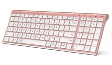 Jelly Comb Wireless Keyboard Rosegold Bluetooth Keyboard rechargeable full size picture