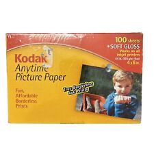 KODAK Anytime Picture Photo Paper Soft Gloss 4x6 Inches Pack of 100 Count NEW picture