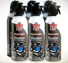 Air Computer TV Compressed 6 Cans Duster 12oz Dust Off Laptop Keyboard picture