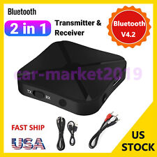 2in1 Bluetooth Transmitter Receiver Wireless Adapter TV Home Stereo A2DP Audio picture