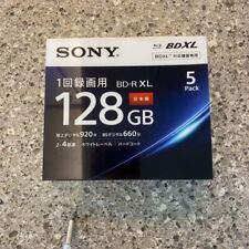 Sony BD-R Printable HD Blu-Ray 4x Blank Disc Media BDR 128GB 5pack From Japan picture