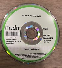 Microsoft MSDN Windows 8 (x86) November 2012 Disc 5086 English CD - No key picture