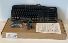 Microsoft Basic 1.0A Computer Keyboard PS2 And Mouse Black X800468-208 In Box picture
