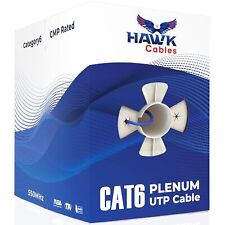 Cat6 Plenum Cable (BLUE) 1000ft (CMP) - DTX 1800 Test Certified - UTP  picture