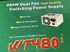 480W Dual Fan High Quality Switching Power Supply  Support ATX 20 & 24 Pin picture