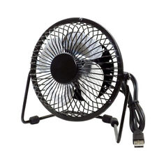 5inches Metal USB Powered mini Cooling Fan for Desktop Laptop Black picture