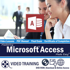 Learn Microsoft ACCESS 2013 2010 Training Tutorial DVD-ROM Course 111 Lessons picture
