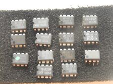 ORIGINAL VINTAGE ST ASSORTED DIP-8 IC INTEGRATED CIRCUIT LOT OF 14 picture