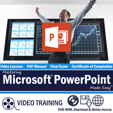 Learn Microsoft POWERPOINT 2019 & 365 Training Tutorial DVD-ROM Course picture