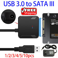 USB 3.0 to SATA Converter Cable for 2.5 & 3.5 inches SSD HDD, Hard Drive Adapte picture