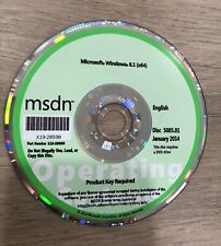 Microsoft MSDN Windows 8.1 X64 Disc 5085.01 January 2014 English DVD - No Key picture