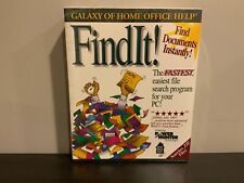 FindIt Rom Tech Software Home Office Help Windows 95 Find Documents PC Vintage picture