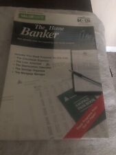 5.25” VINTAGE FLOPPY DISK COMMODORE 64 SOFTWARE VALUEWARE THE HOME BANKER 1985 picture