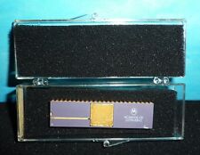 Motorola MC68008LC8 Purple Ceramic Gold DIP Collectible Microprocessor ~ picture