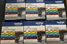 Lot Of 6 Brother LC404 Black Ink Cartridges picture