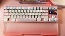 「Fully Assembled」Matrix Navi70 Pink Pastel Blue Cake Cute Customized Keyboard picture