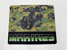 US MARINE CORPS EGA ON WOODLAND DIGITAL PATTERN NEOPRENE MOUSE PAD MADE IN USA picture