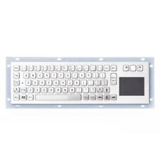 Rugged Industrial Stainless Steel Metal Keyboards With Touchpad USB Port picture