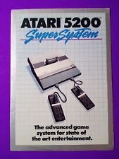 1983 Original Vtg Atari 5200 Super System Pamphlet picture