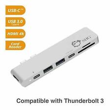 SIIG Thunderbolt 3, Aluminum USB Type C Hub w/ 4K @30Hz HDMI, SD/Micro SD, more picture