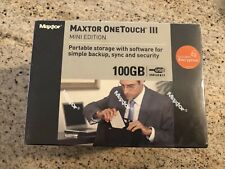 Sealed New Boxed Maxtor One Touch III Portable Storage Hard Drive 100GB R01E100 picture