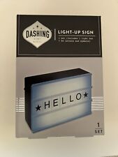 Dashing Fine Gifts Light-Up Sign Includes 1 light box + 84 letters & Symbols picture