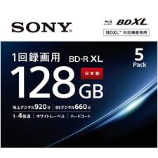 SONY BD-R Printable HD Blu-Ray 4x Speed Blank Disc Media BDR 128GB 5 Packs W/T picture