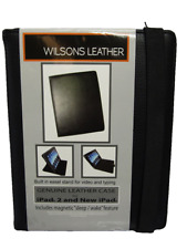 Wilson's Genuine Leather Case iPad 2, 3, 4 Generation Black Sleep/Wake 9.5x7.25 picture