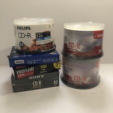 BUNDLE LOT of New CD-R Imation SONY Philips Maxell Ativa Total of 168 picture