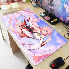 70X40CM genshin impact yae miko Anime Keyboard GAME Mouse Pad Table Play Mat D3 picture