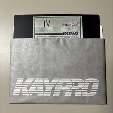 Vintage 1982 KAYPRO IV Perfect Calc Software 5.25” Floppy Disk VHTF picture