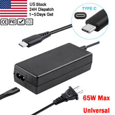 65W USB-C Type C Adapter Charger For HP Samsung Lenovo Yoga Dell Macbook Acer US picture