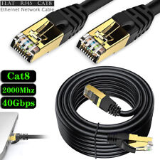 Cat8 Ethernet Cable, Outdoor&Indoor, 50ft 100ft Heavy Duty High Speed 26AWG Lot picture