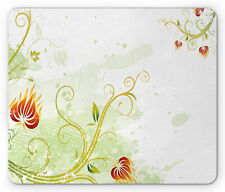 Ambesonne Floral Garden Mousepad Rectangle Non-Slip Rubber picture