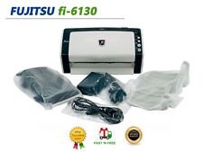 Fujitsu FI-6130 Duplex Document Color Scanner New Rollers New Trays New Adapter picture