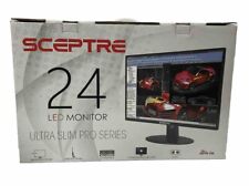 Sceptre E248W-19203RT Led Monitor Ultra Slim Pro Series New Sealed Box 24 inch picture