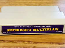 Texas Instruments TI99/4A PHM3113 Microsoft Multiplan Solid State Cartridge 1982 picture