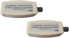 Ethernet over Coax EOC Adapter Kit (DECA-100) - Twin Pack - by PAIRTEK picture