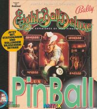 Eight Ball Deluxe w/ Manual PC classic cowboy western bally pinball game FLOPPY picture