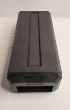 Vintage Black Posso The Media Box 16 Cassette Tapes Plastic Storage Case  picture