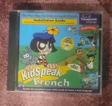 Kidspeak French PC/Mac CD-ROM picture