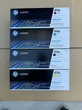 HP 414a LaserJet Toner Set genuine W2020A W2021A W2022A W2023A New In Box picture