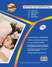 150 Sheets High Glossy Photo Paper, Premium Letter Size, 150 grams weight,  picture