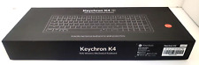 Keychron K4 V2 96% Wireless Mechanical Keyboard Wht Backlight Brown Switch READ picture