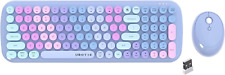 Wireless Keyboards and Mouse Combos,  Colorful Gradient Rainbow Colored Retro picture